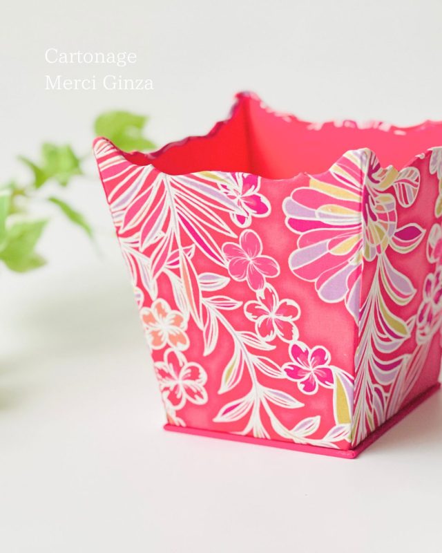 カルトナージュ　銀座　ゴミ箱　メルシー銀座 (1)